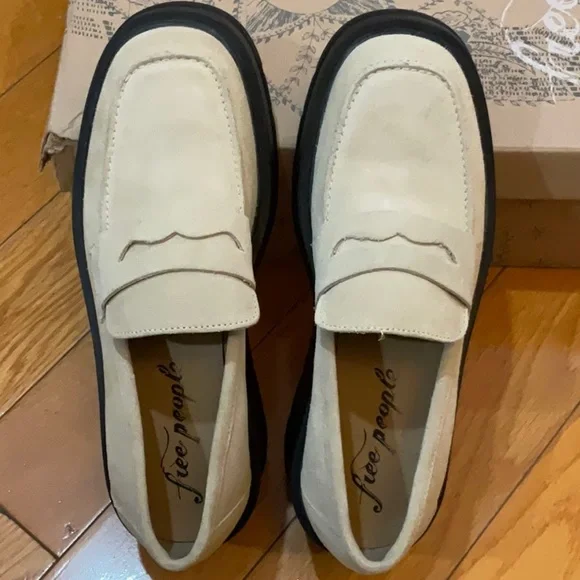 Free People Nico Platform Loafer in Cappuccino Suede, EU Size: 36 - Picture 13 of 16